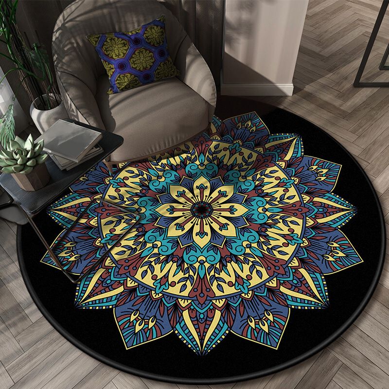 Tappeto glamour a strati di fiori a strati moquette con lavaggio antiscivolo a strati multicolori multicolore