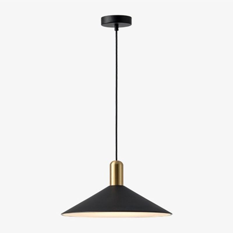 Postmodern Metal Hanging Light Pendant Light Conical Shape Hanging Light for Kitchen