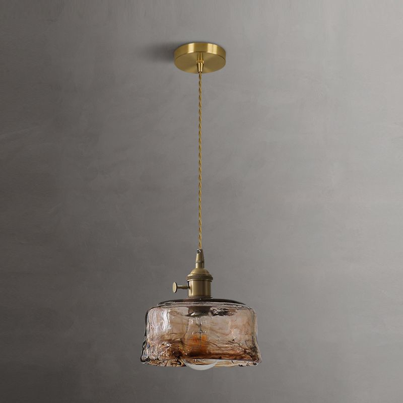 Kit de lampe suspendue en cuivre moderne