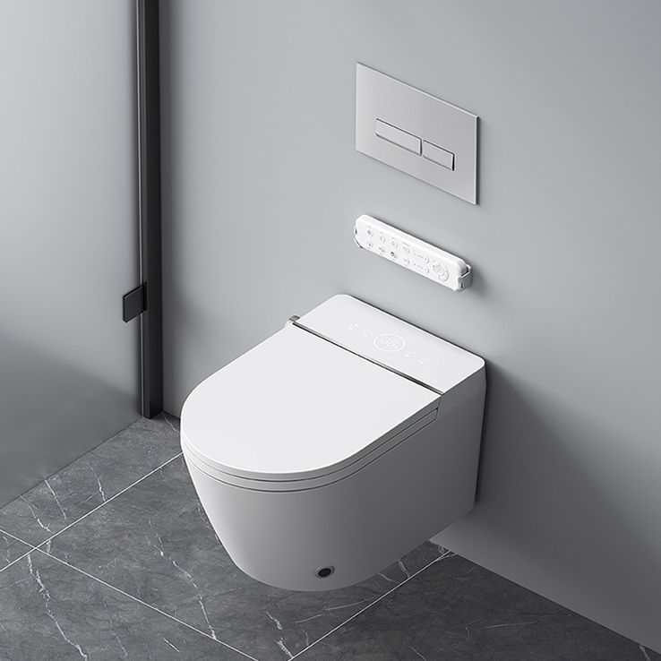 Modern White Wall Mount Urine Toilet Siphon Jet Toilet Bowl with Toilet Seat