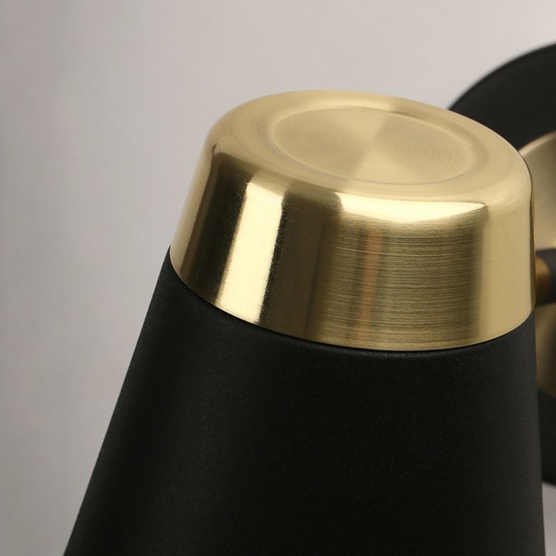 Modern Simple Aluminum Wall Light Bell Shape Rotatable Wall Lamp for Living Room