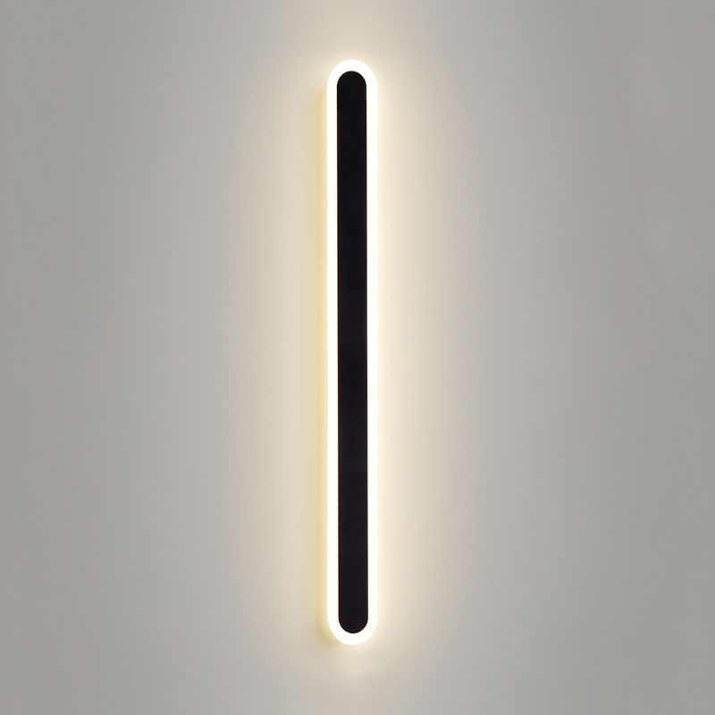Linearer Schatten Metall Wandleuchter moderner Stil mit einer Lichtwandhalterung Leuchte