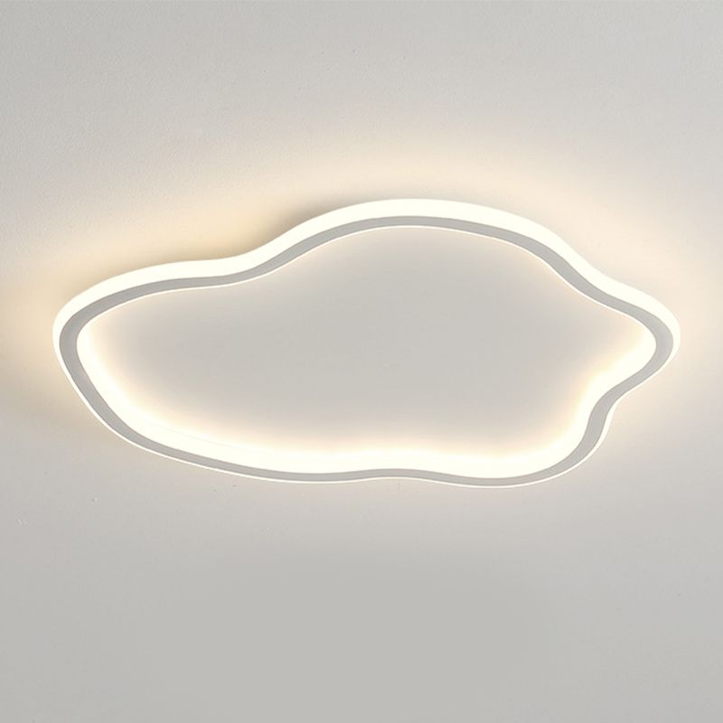 Wolkvormige plafondlamp Noordse metalen LED-inbouwplafondlamp voor slaapkamer