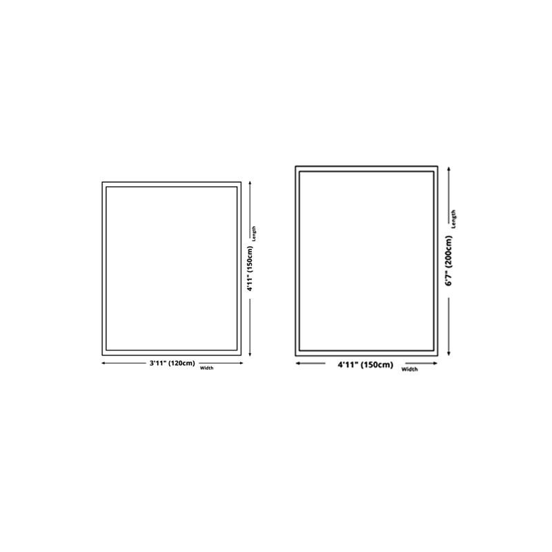 Tapis moderne brun motif géométrique Polyester Area Tapis résistant aux taches pour la décoration intérieure