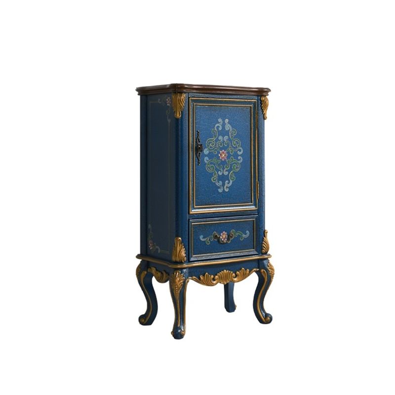 47.24"Tall 1- Door Wooden Cabinet,1- Drawer Rectangle Accent Cabinet