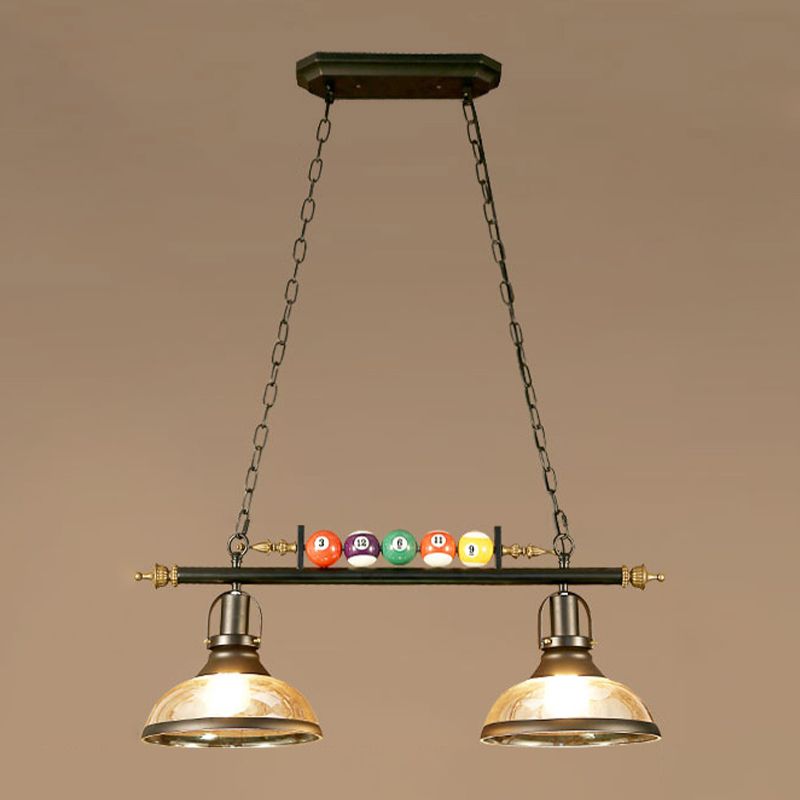 American Style Metal Chandelier Multi Light Hanging Light for Billiard Shop