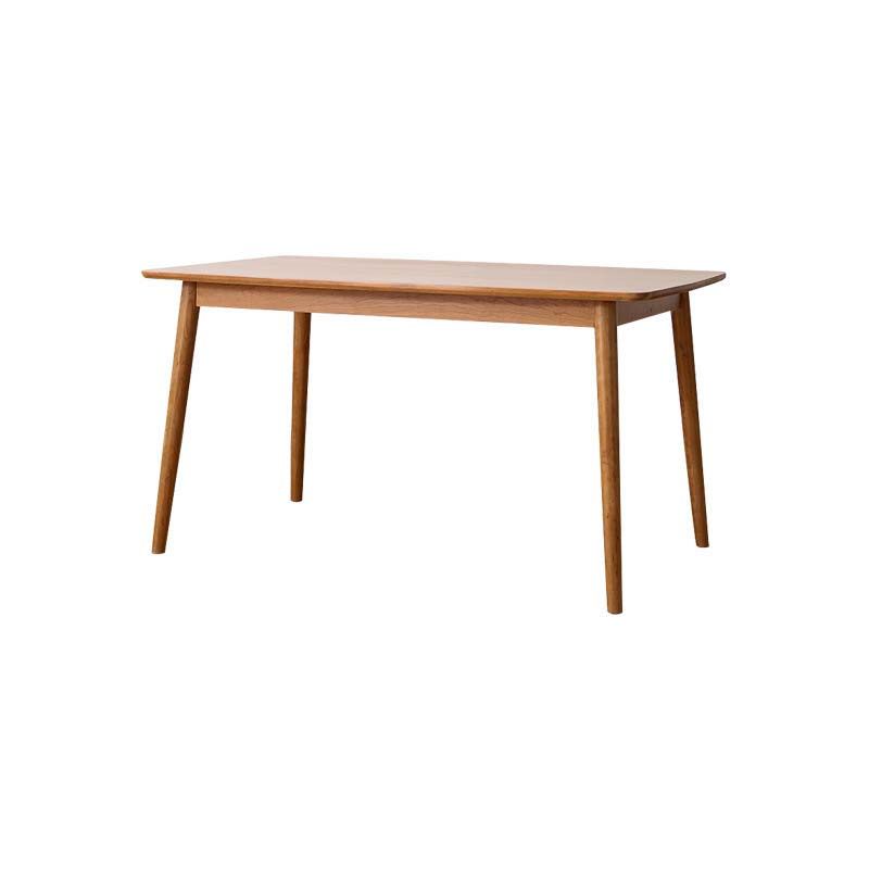 Industrial 4 Legs Dining Table Pine Wood Table for Dining Room