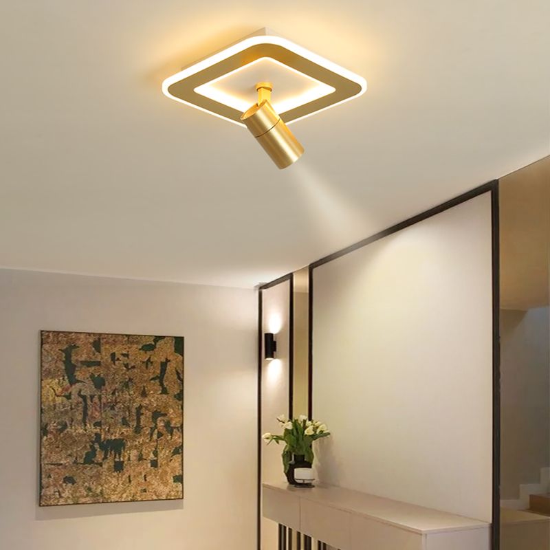 Illuminazione a soffitto modernista a 2 teste con faretti Plafoniere a LED da incasso