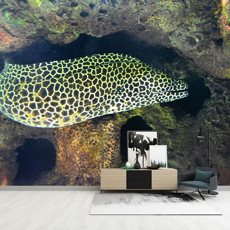 Underwater World Mural Contemporary Decorative Living Room Wall Art for Decoration