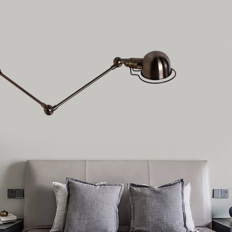 American Industrial Style Adjustable Wall Light Vintage Living Room Wall Sconce Lighting Fixture
