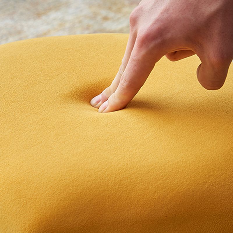 Contemporary Ottoman Solid Color Cotton Blend Standard Indoor Tear Resistant Ottoman