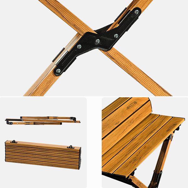 Modern Foldable Camping Table Set 1/3 Pieces Metal Dining Table Set for Outside