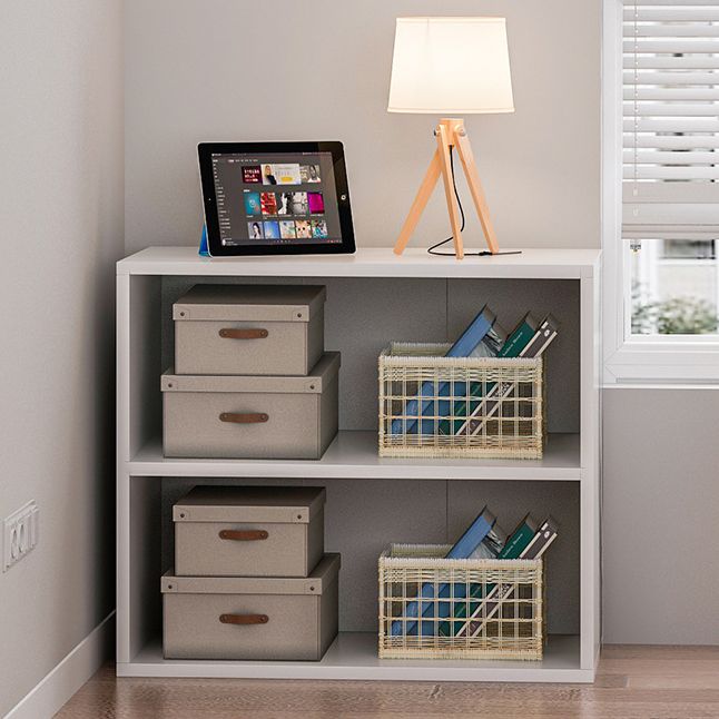 Modern Bookshelf Engineer Wood Standard Bookcase for Home Office