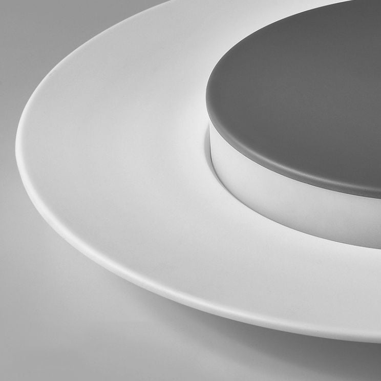 Luminaire de montage de plafond en cercle en métal, lustre de montage de plafond à LED de Style nordique