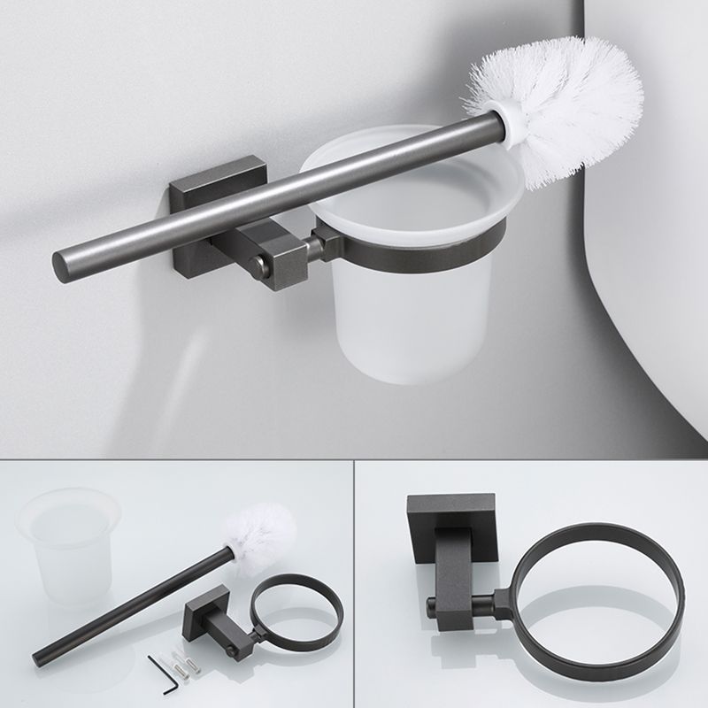 Modern Bathroom Accessories Hardware Set Grey Bathroom Hardware Set