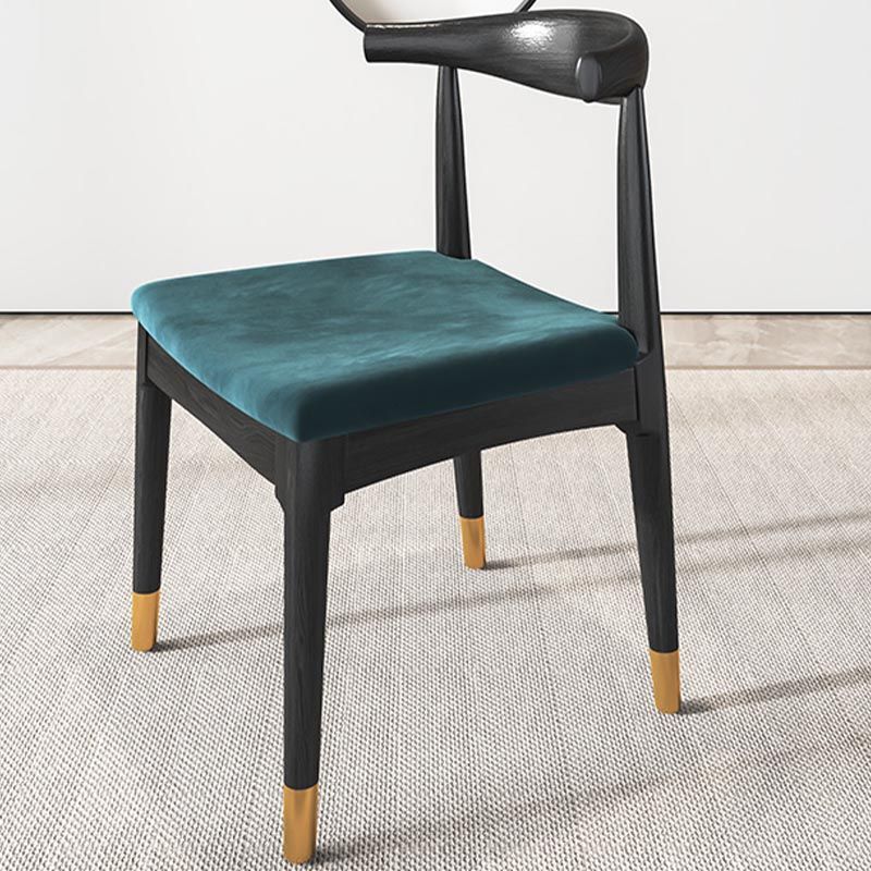 Pine Wood Dining Chair Industrial Open Back Dining Side Chair
