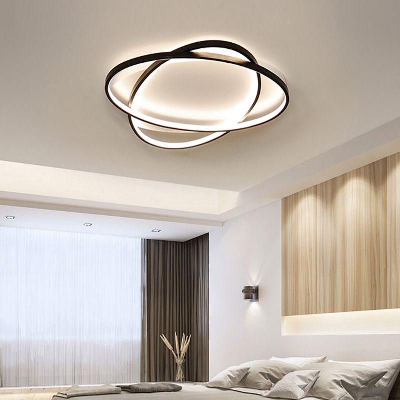 Éclairage de plafond encastré à LED 2 lumières plafonniers modernes pour salon