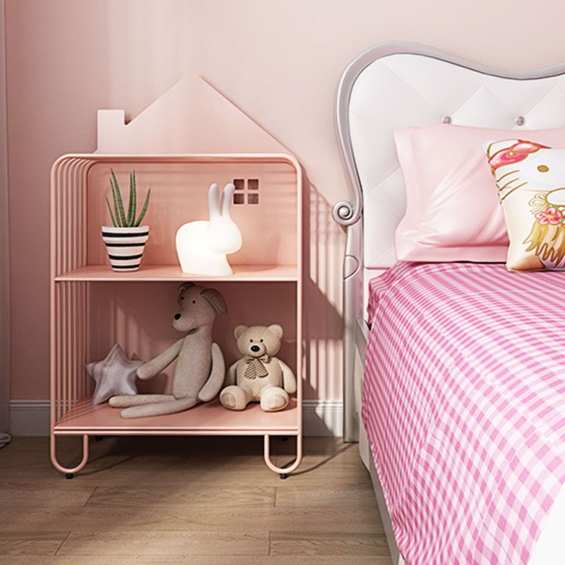 Modern Style Bookcase Metal Open Back Bookshelf for Home Office