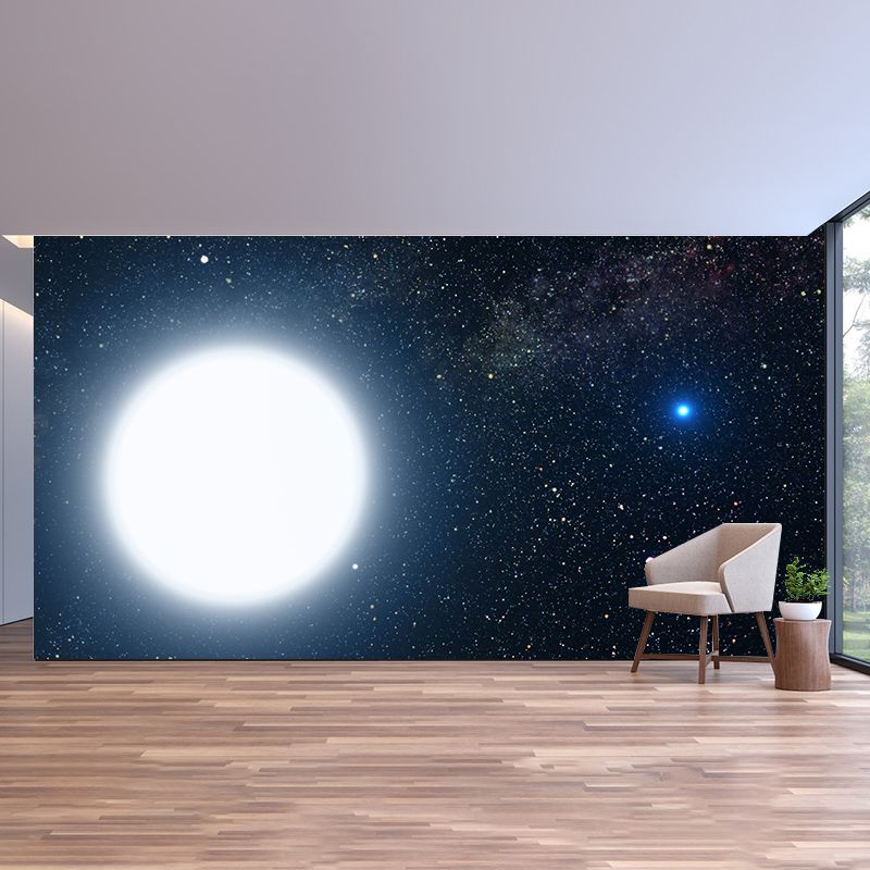 Galaxy Mildew Resistant Mural Wallpaper Sleeping Room Wall Mural