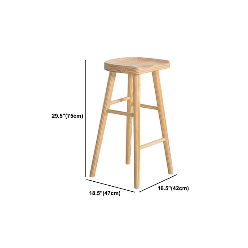 Industrial Rectangle Wooden Bar Table Set 1/4/5 Pieces Counter Table with Backless Stools