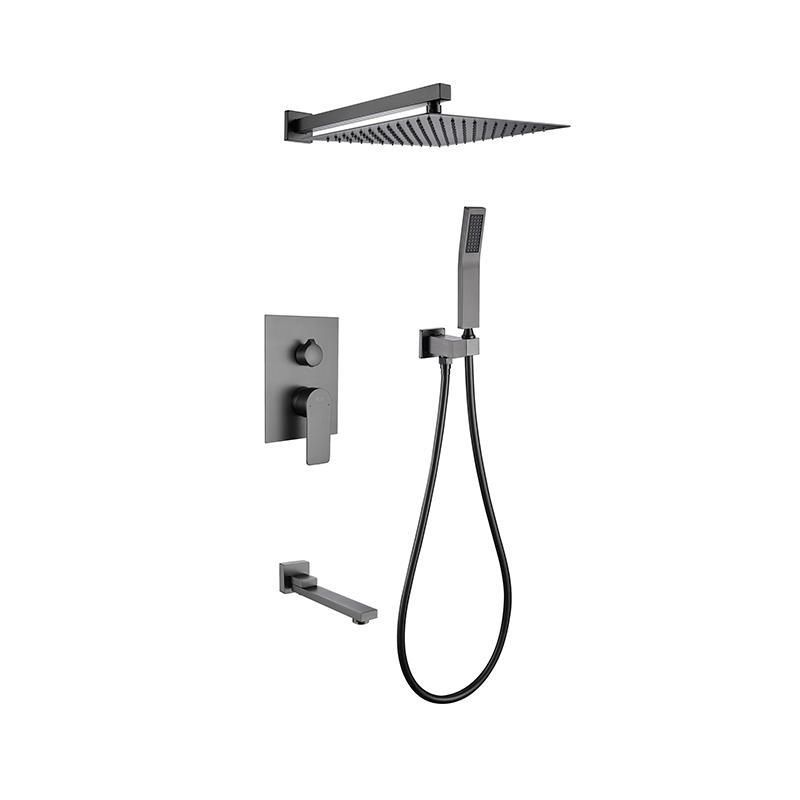 Modern Shower Trim Brass Handheld Shower Head Ceiling Mounted Shower System