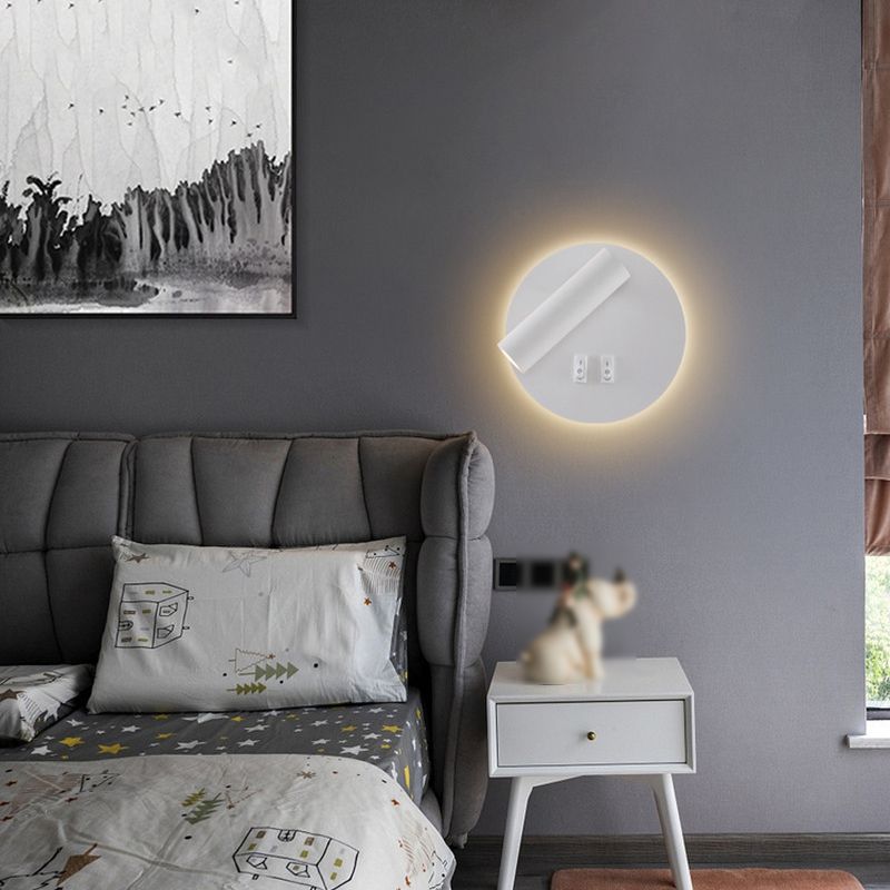 Metal Wall Lights Modern Style 2 Light Wall Sconce for Bedroom