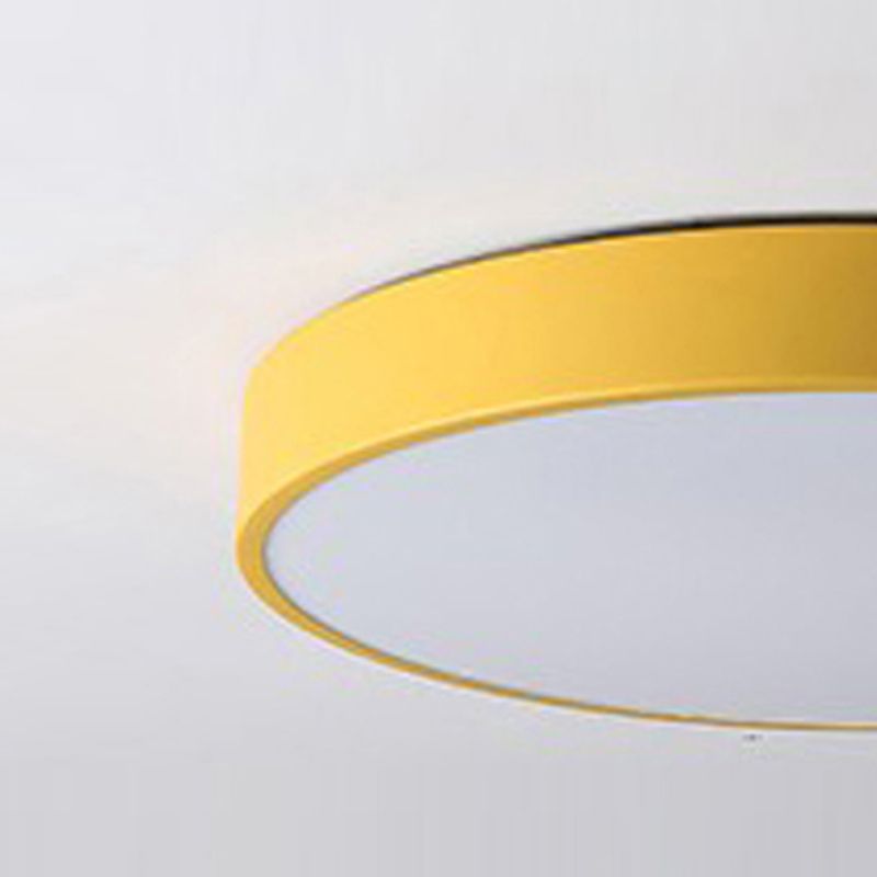 Colorful Flush Mount Ceiling Lamp Nordic Style LED Flush Mount Lighting for Bedroom