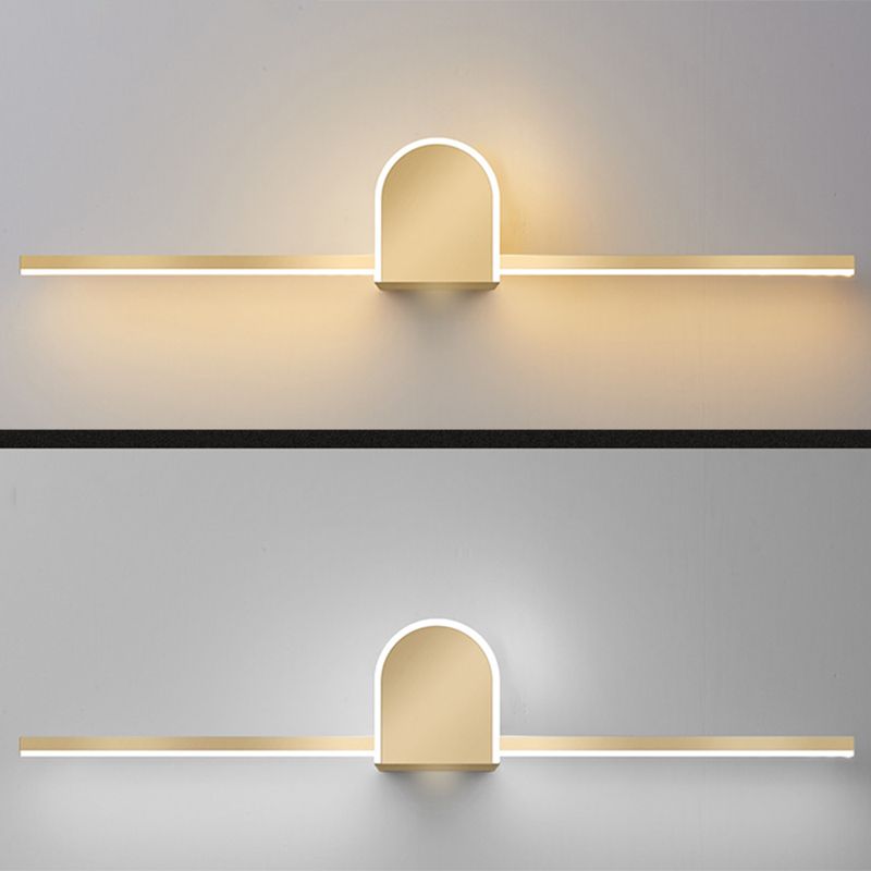 Moderne minimalistische stijl lineaire ijdelheid SCONCE Lights Metal Bar Light voor toilet