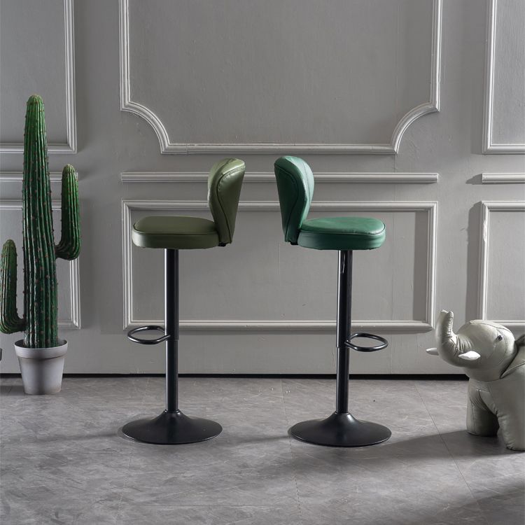 Modern Style Liftable Bar-stool Metal Counter Bar Stool with Metal Legs for Restaurant