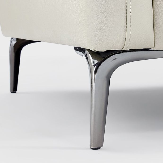 34"H Mission Craftsman Sectional Sofa Genuine Leather Sleeper Sectional