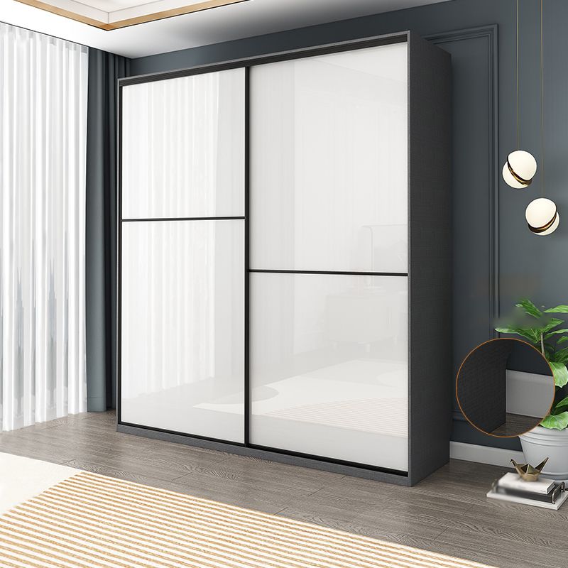Modern Style Wardrobe White Color Wooden Wardrobe Closet for Home