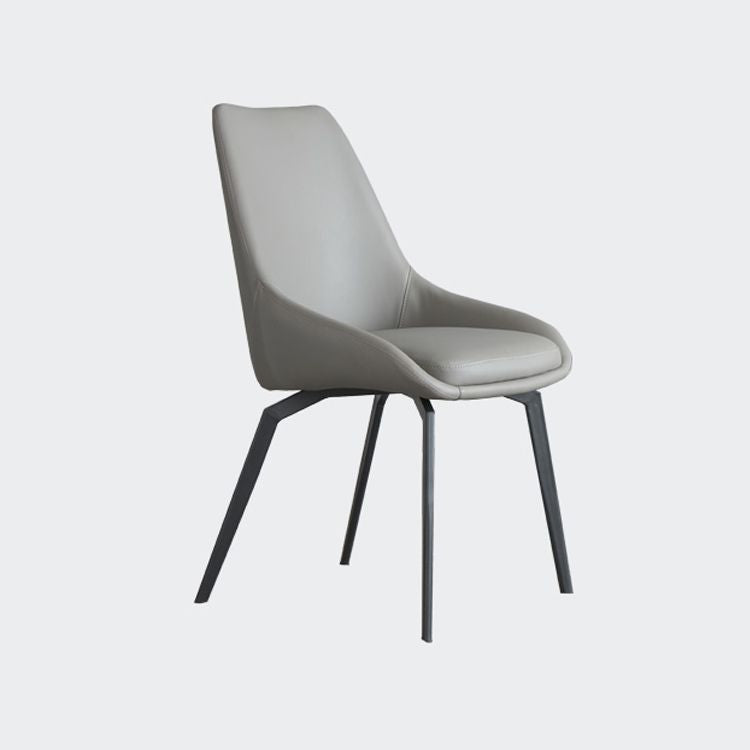 Chaise d'appoint à dossier solide de Style scandinave, chaise rembourrée sans accoudoirs pour usage domestique