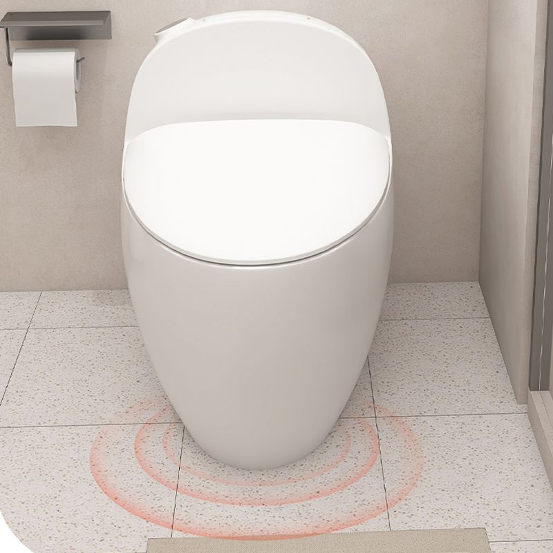 Contemporary Floor Mount Flush Toilet Siphon Jet Urine Toilet for Washroom