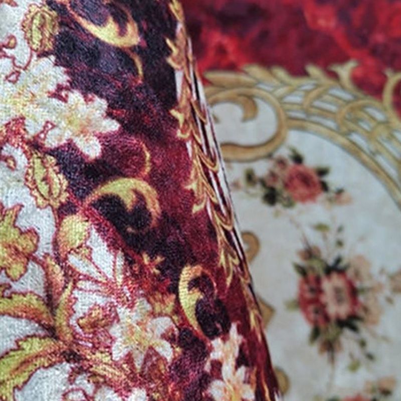 Dark Color Chinese Area Carpet Polyester Animals Printing Indoor Rug Easy Care Carpet for Living Room