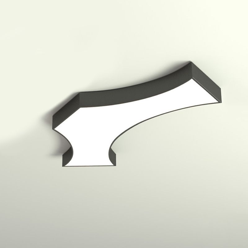 Hedendaagse metaal LED Hanglamp Lampbreuk 1 Lichte geometrische hangende plafondlicht voor kantoor