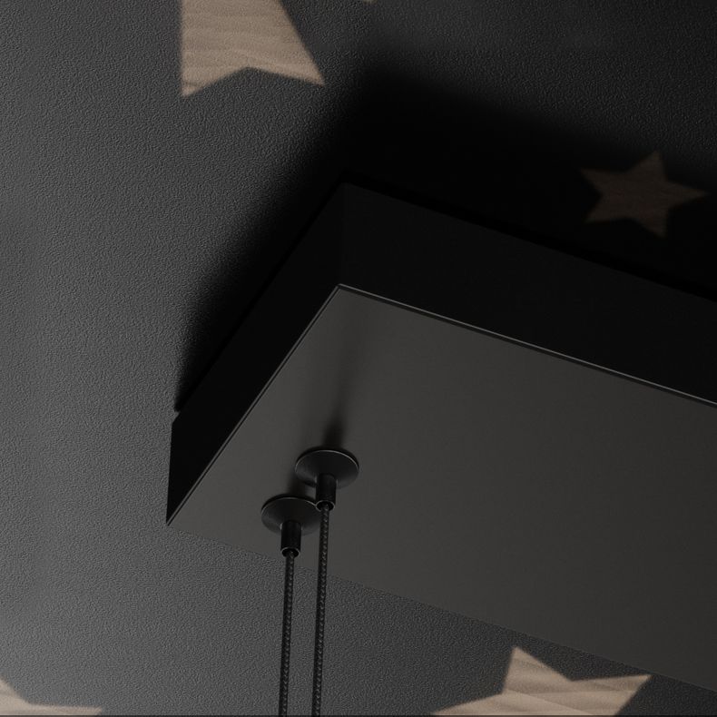 Contemporary Kitchen Island Lighting Geometric Metal Pendant Light Fixtures