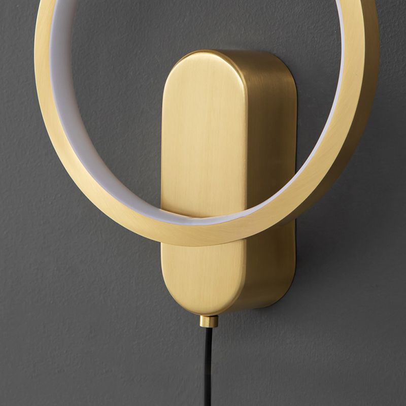 Contemporary 1/2-Light Wall Mounted Sconce LED Metal Wall Light