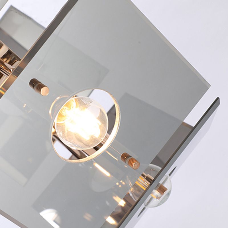 Ultra-moderne Trommelkronleuchter-Leuchte-Glas-Hängernlampe mit hängenden Kabel für Schlafzimmer