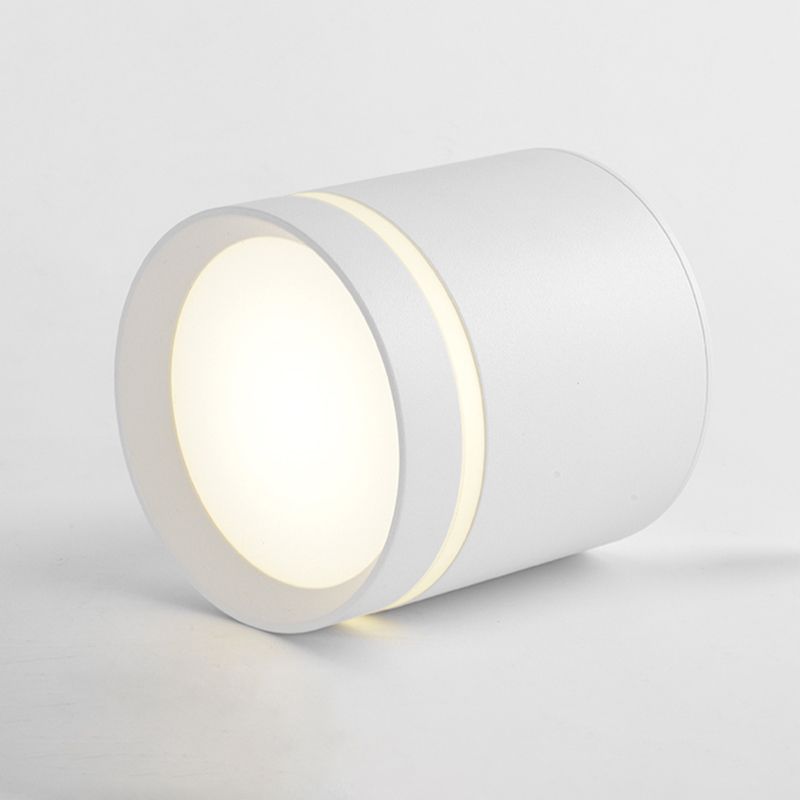 Cylindre couloir Downlight acrylique Macaron LED encastré luminaire