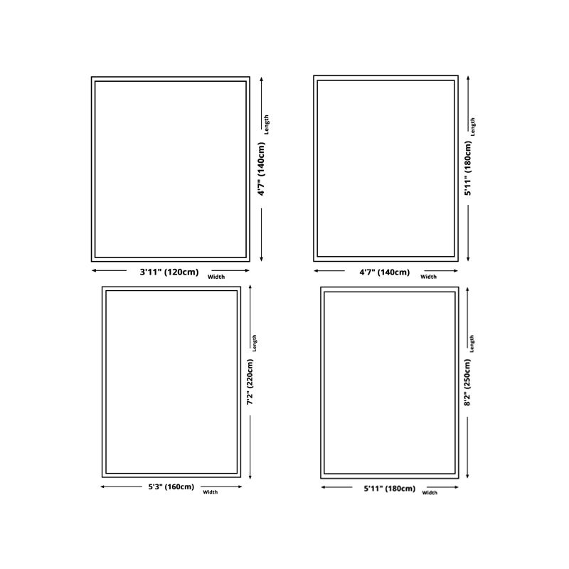 Trendy Christmas Pattern Carpet Polyester Indoor Rug Non-Slip Backing Rug for Living Room