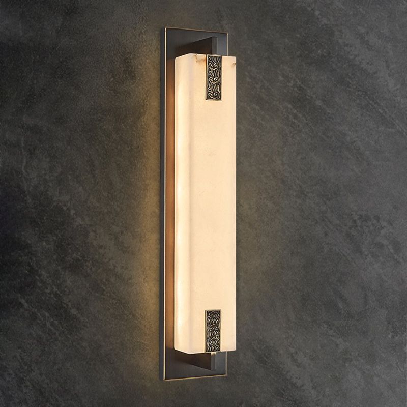 Pronzo della parete di marmo leggero regolabile contemporaneo per corridoio e scala del comodino