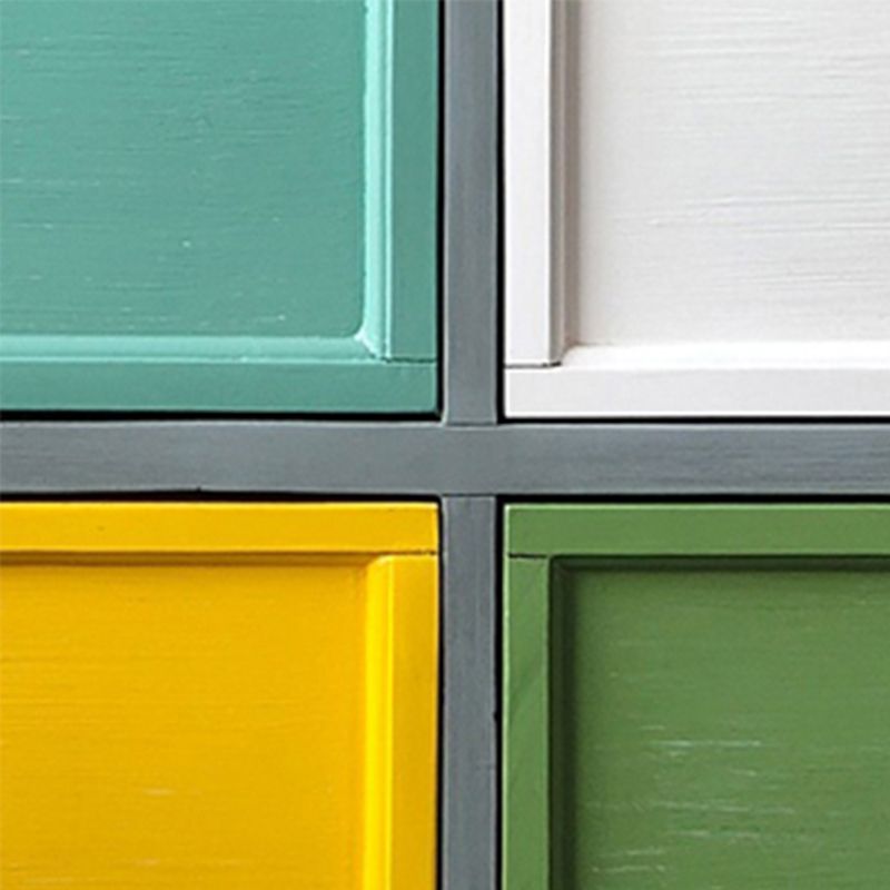 Traditional Style Grey Storage Chest Wooden Storage Chest Dresser for Bedroom