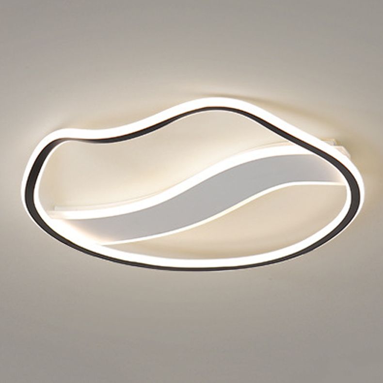 Metall Circle Ceiling Flush Mount Moderne LED Deckenleuchte für Schlafzimmer