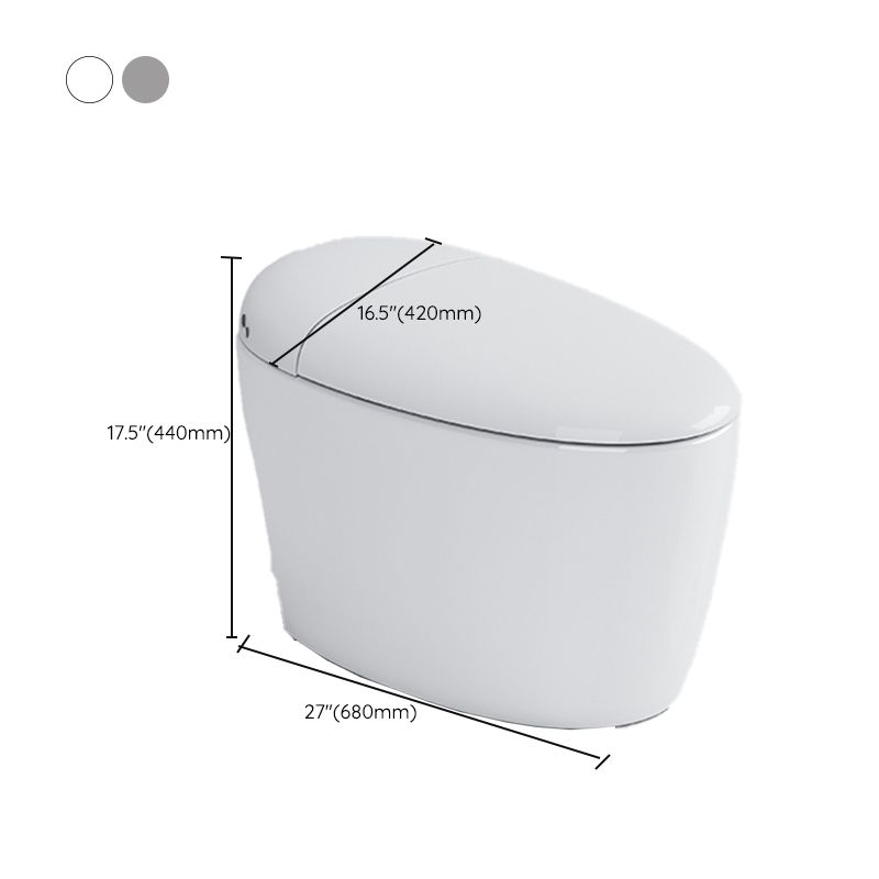 Modern Concealed Tank Urine Toilet One Piece Floor Mount Toilet Bowl with Toilet Seat