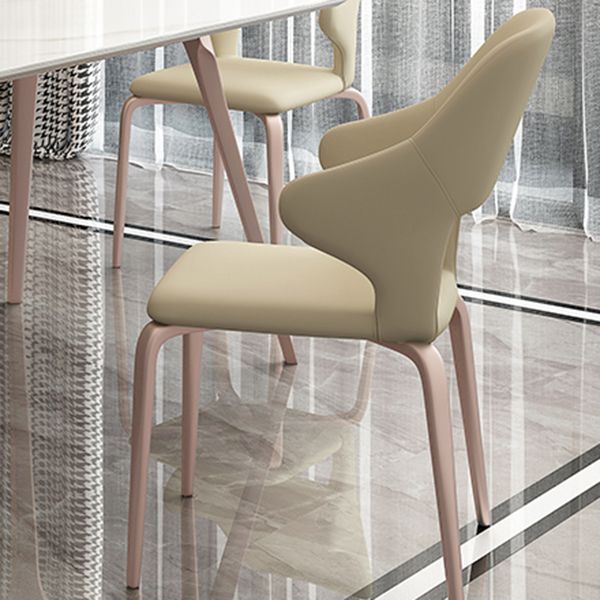 Modern Style 1/4/5/6/7 Pieces Dining Table Rectangle Stone Furniture in White