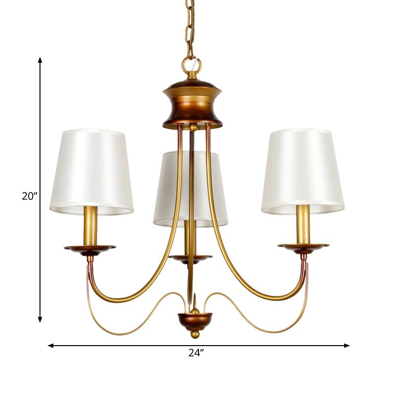 3/5/6 LUMILES FINILLE FINE PROST-CHANDELIER LEUR TRADACTIONNELLE CONICAL PLADIER AVEC TABLE