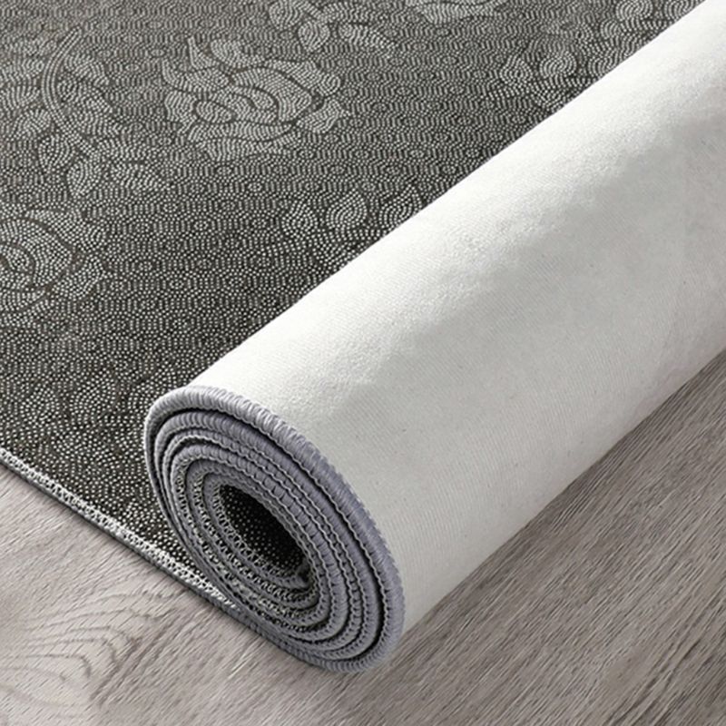 Moderne geometrische print tapijt Grijs Polyester Gebied Tapijt Anti-slip achterbleek voor huisdecoratie
