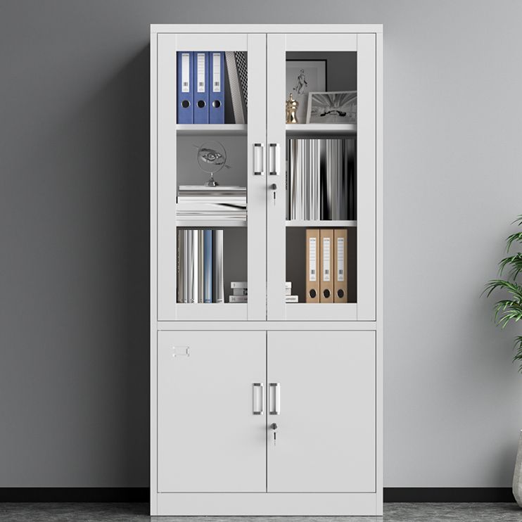 Traditional Cabinet Steel Locking Drawers and Storage Shelves Filing Cabinet