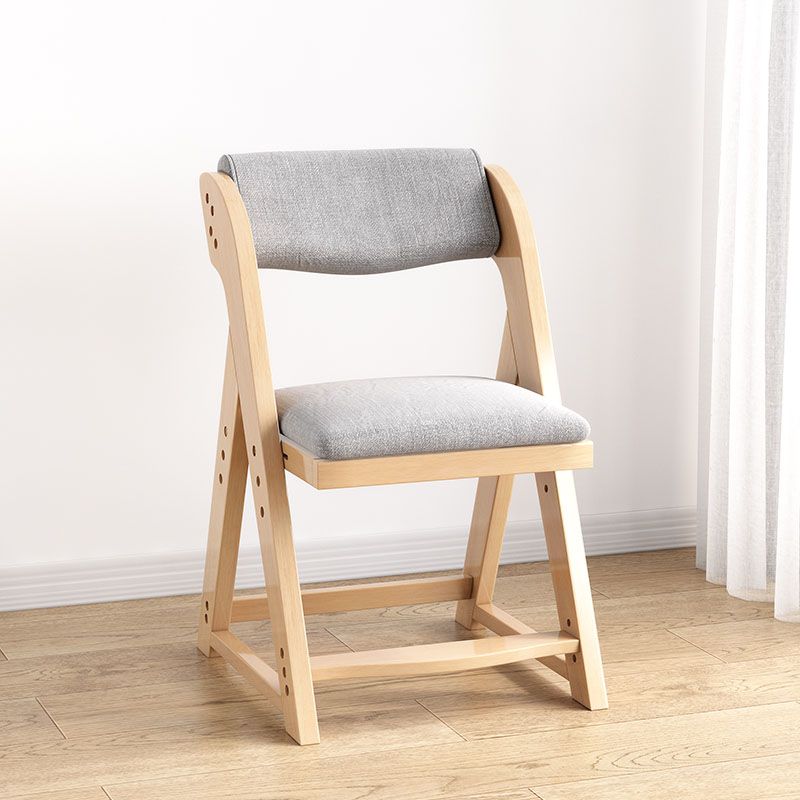 Contemporary Kitchen Chairs Dining Armless Side Chair with Wooden Legs