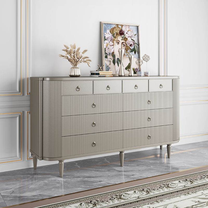 Solid Wood Classic Glam Storage Chest Dresser with 6/10 Drawers